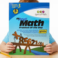 Math Problem of the Day (Student Workbook Level 3) — held by a young model