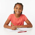 Spirit of Math Pen — used by a young model